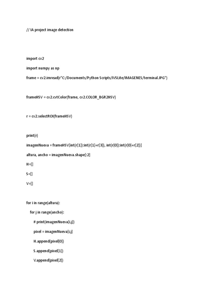 Image Detection with OpenCV | PDF