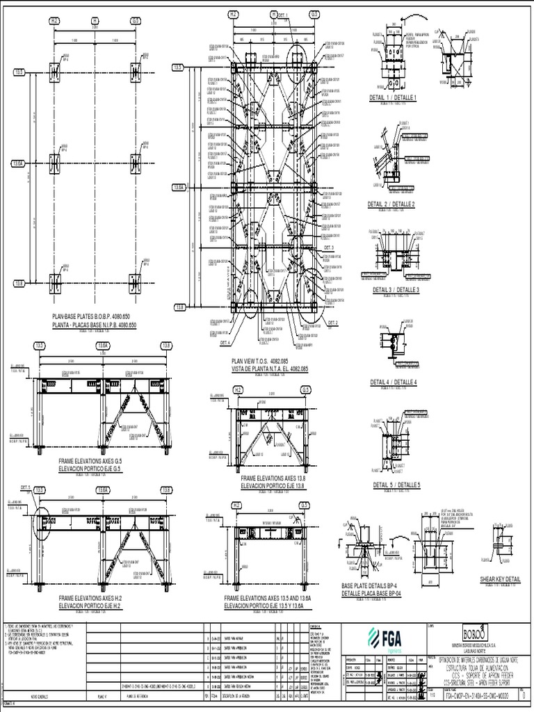 FGA-CMOP-EN-3140A-SS-DWG-M0020 - Rev 0 | PDF
