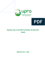 Manual Del Plan Institucional de Archivo Pinar