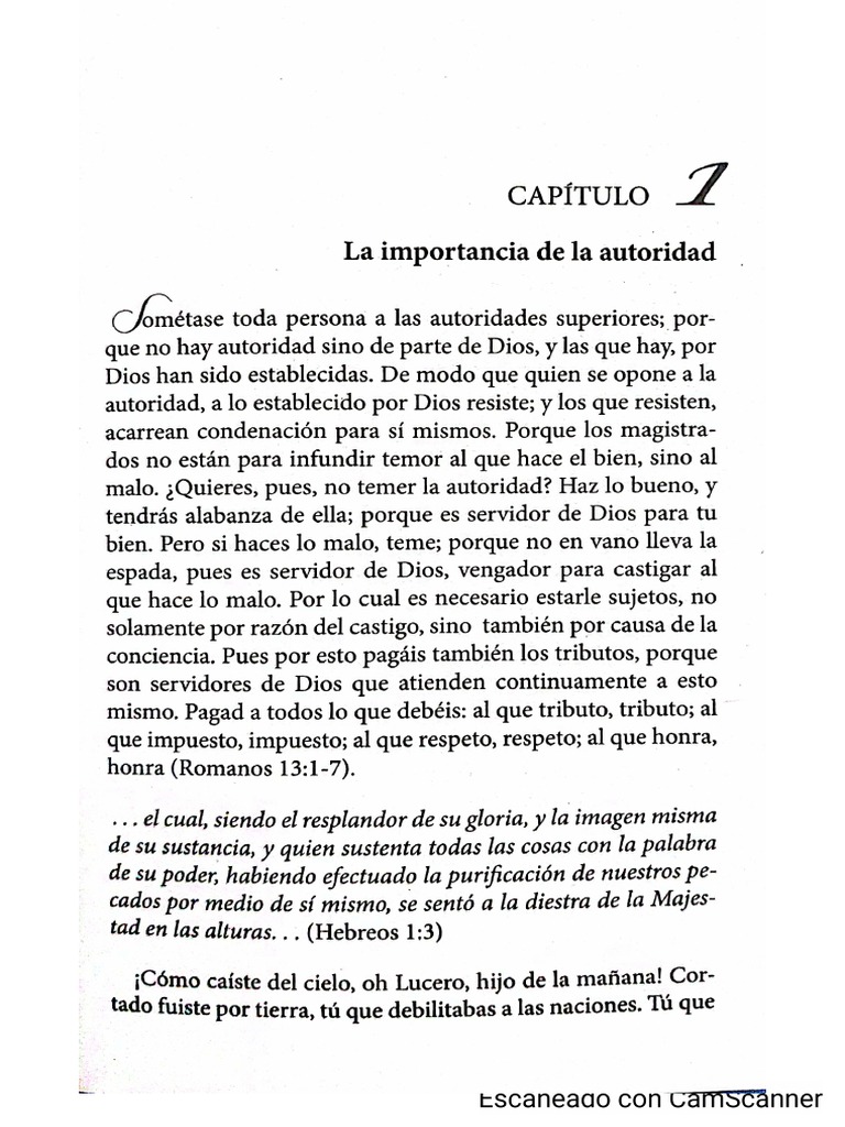Capítulo 1 Autoridad Espiritual Pdf