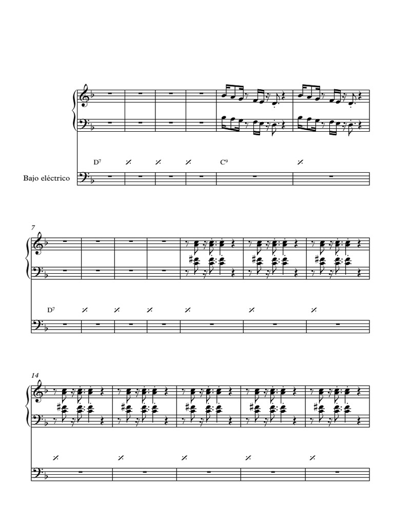 Cut The Cake Partitura Completa PDF