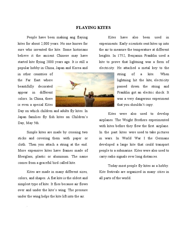History and Evolution of Kites | PDF | Kite | Manufactured Goods