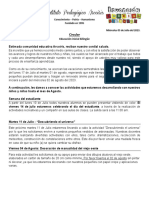 Circular 05 de Julio Educacion Inicial