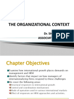 IHRM - Organizational Context