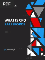 What Is CPQ: Salesforce