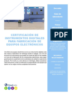 Certificado de Instrumentos Digitales Involucrados en Proceso de Electrónicos - Docente