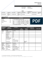 Data Remote: Form Checklist Wireline