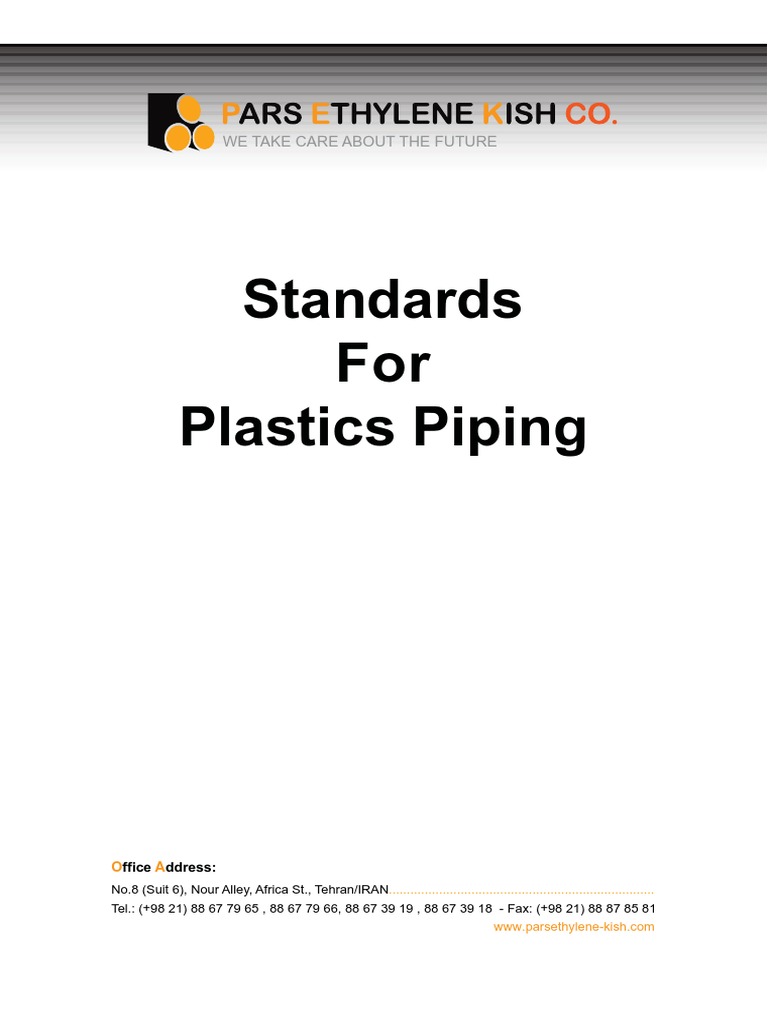Standards for Plastic Piping Systems | PDF | Pipe (Fluid Conveyance ...