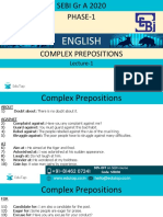 SEBI - ComplexPrepositions