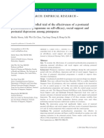 A Randomized Controlled Trial of The Effectiveness of A Postnatal