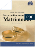 Manual de Encuentros de Preparación Inmediata Al Matrimonio - CEV - GUÍA