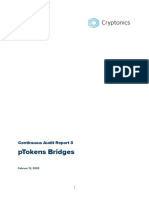 Ptokens Bridges Ongoing Audit Report