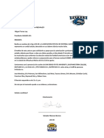 Carta de Peticion Estadio