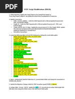 OTIC Script Modifications Prod