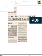 Atenei, in 15 Anni Fondi Invariati e Stipendi Giù Del 24% - Il Sole24ore Del 31 Luglio 2023