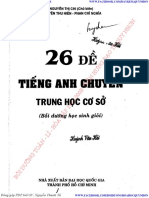 26 Đề Tiếng Anh Chuyên Trung Học Cơ Sở (Bồi Dưỡng Học Sinh Giỏi) - Nguyễn Thị Chi