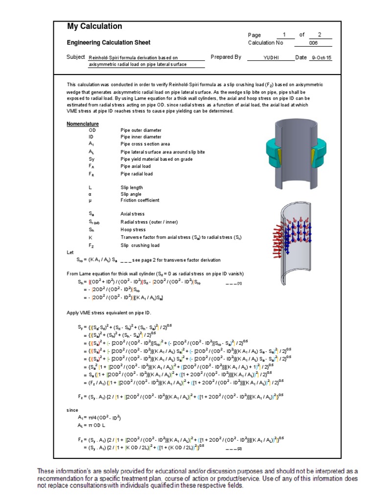 Calc 006 PDF Stress (Mechanics) Civil Engineering