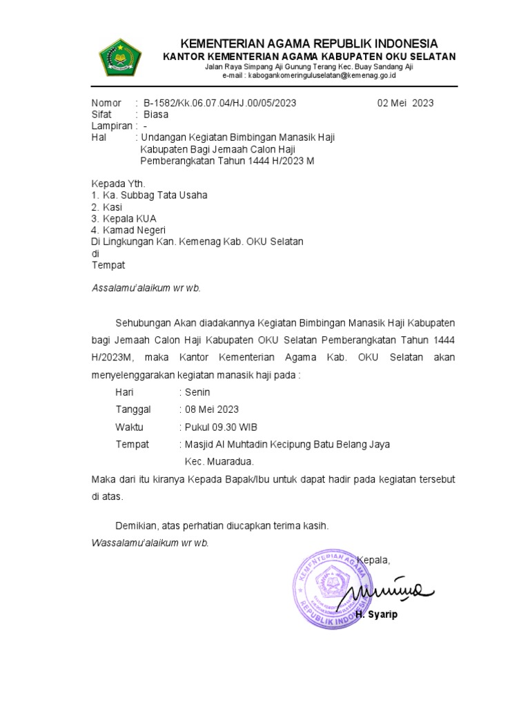 Undangan Kantor | PDF