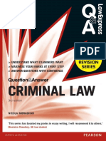 Law Express Question and Answer Criminal Law (QA Revision Guide) (Law Express Questions Answers) (Monaghan, Nicola) (Z-Library)