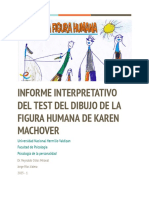 Individual-Informe Interpretativo Del Test Del Dibujo de La Figura Humana de Karen Machover