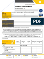 Feedback Form - Nebosh - Save Fast - Uae - New