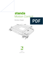 Standa Direct Drive Rotation Stages 2022