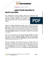 Winning Seeks Fresh Bauxite in Boffa Corridor
