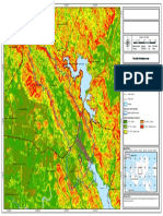 Contoh Peta Catchment Area Overlay Kemiringan Lereng