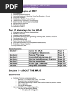 TLDR MPJE Cheat Sheet | PDF | Pharmacy | Pharmacist