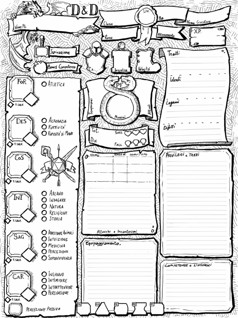 D - D5E - Scheda Alternativa | PDF