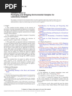 Packaging and Shipping Environmental Samples For Laboratory Analysis