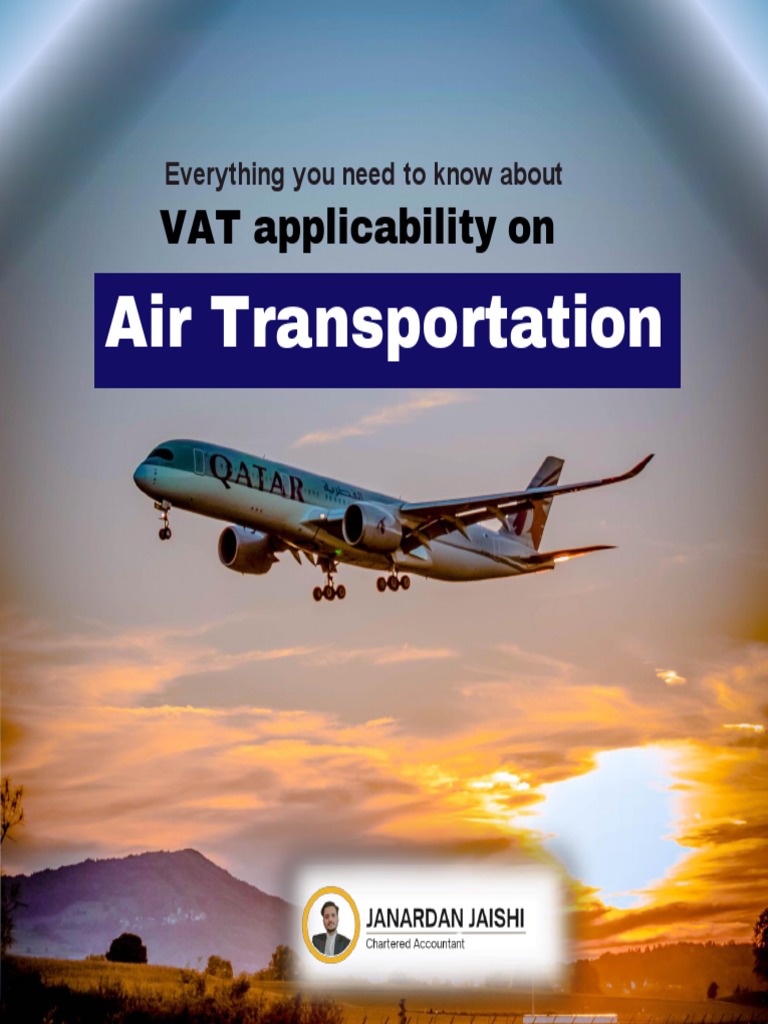 VAT On Flight Tickets PDF