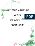 Science Summer Work