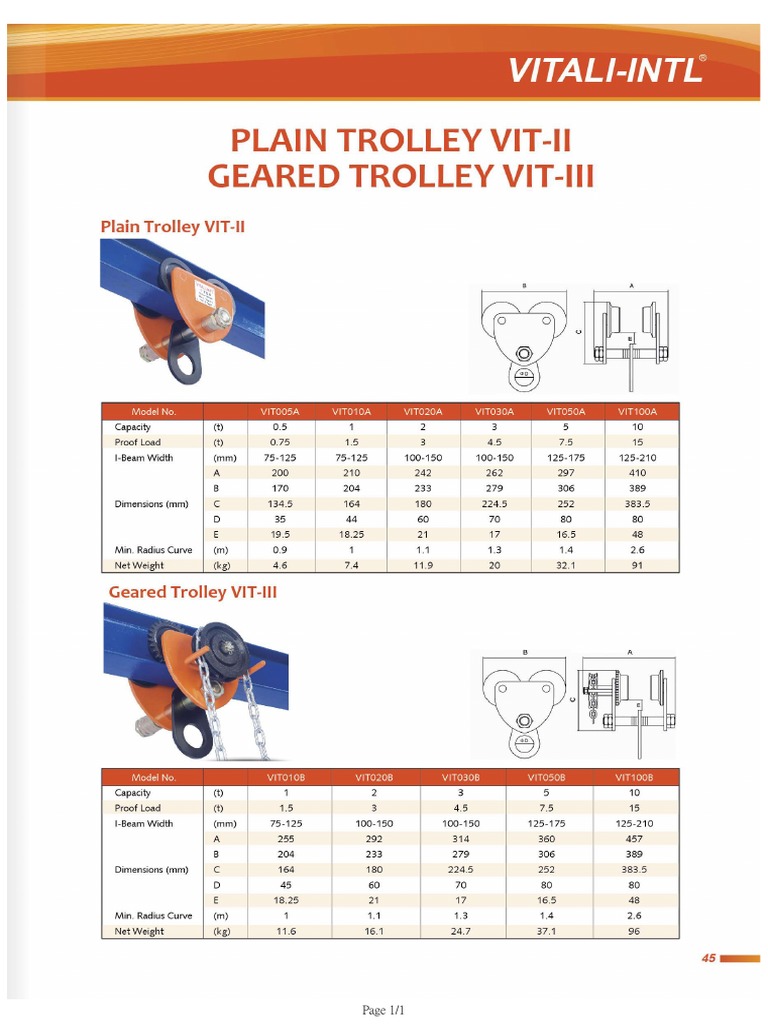 Plain Trolley VITII PDF