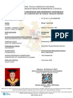 The Indonesian Health Workforce Council: Registration Certificate of Public Health Expert