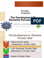 1. the Development of Periodic Table