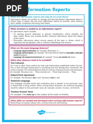 Information report