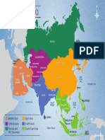 Mapofthe Regionsof Asia