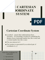 The Cartesian Coordinate System