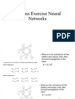 In-Class Exercise Neural Networks