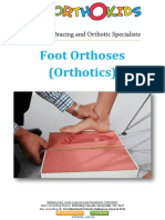 Orthokids Patient Information Sheet Foot Orthoses Orthotics Wfcwapydglms