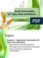 Chapter 2 - Agricultural Commodity - It's Kind, Type and Nature