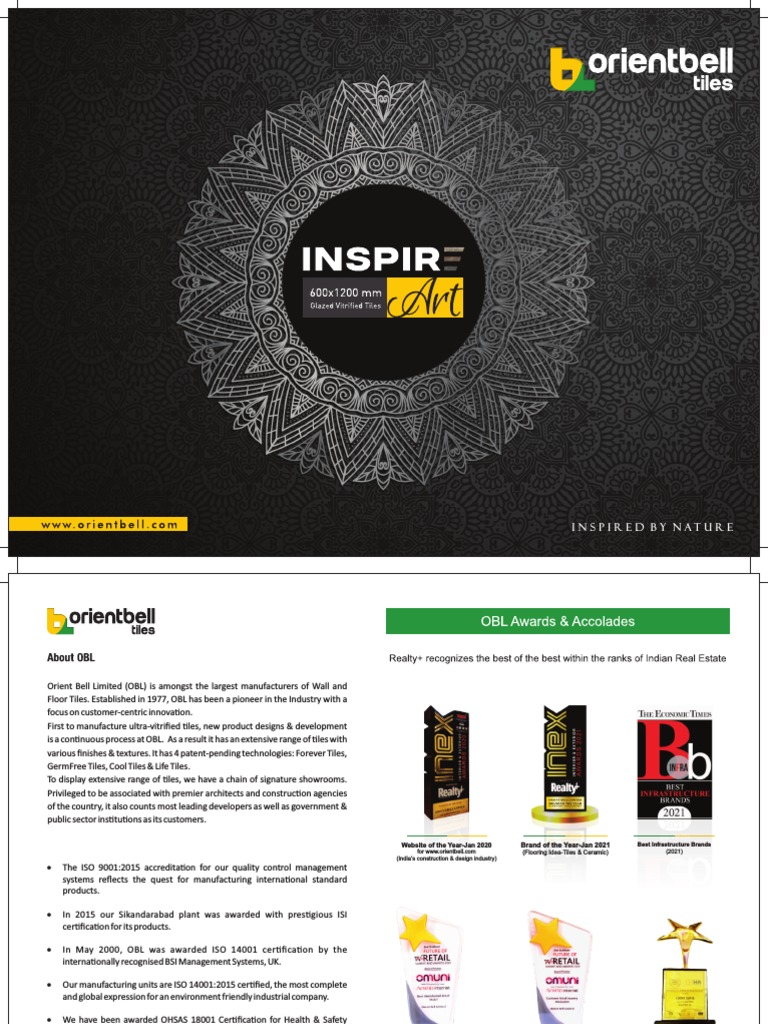 Inspire Art 600x1200mm Catalog Clickable | PDF