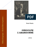 Bazin Gingolph L Abandonne