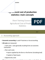 FAO - 2017 - Agricultural Cost of Production Statistics