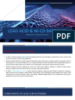 Lead Acid & Ni-CD Batteries