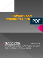 Pemeriksaan Sensibilitas