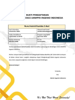 Bukti Pendaftaran - Data Dasar Akademik Ingenio Indonesia - Nurul Astrid Rumbia - Fast Class Osce