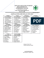 Jadwal Posyandu JUNI 2021