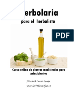 Herbolaria para El Herbalista Curso Onli